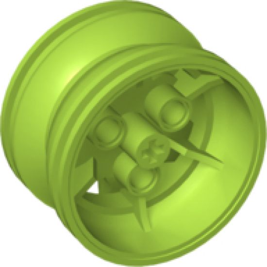 Wheel 43.2mm D. x 26mm Technic Racing Small, 3 Pin Holes