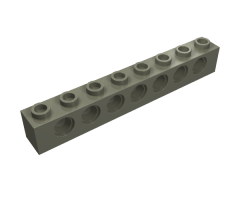 Technic, Brick 1 x 8 with Holes