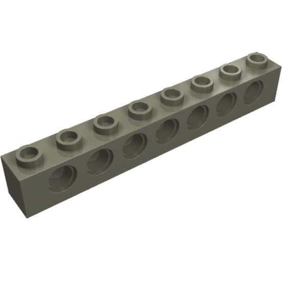 Technic, Brick 1 x 8 with Holes