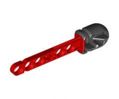 Projectile Launcher Arrow, Liftarm Shaft with Hollow Black Rubber End
