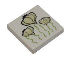 Tile 2 x 2 with Garlic Pattern