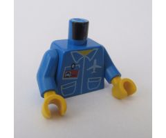 Torso Airplane Crew Male, Pockets, ID Badge 