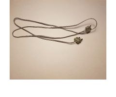 Electric, Wire 12V / 4.5V with 2 Leads, 96 Studs Long with 2 Light Gray Electric, Connector, 2-Way Male Squared Narrow Long with Center Post (x466c96 / 766c01)