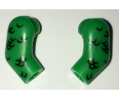 Arm, (Matching Left and Right) Pair with Black Scales Pattern