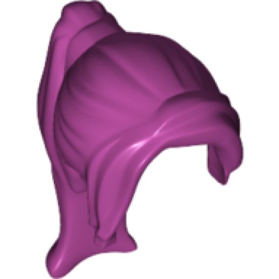 Minifigure, Hair Female Ponytail Long with Side Bangs