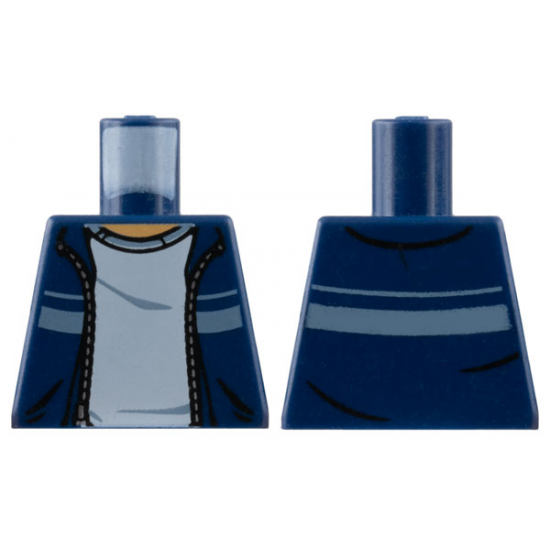 Torso Harry Potter Jacket with Stripe over Gray Shirt Pattern