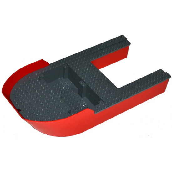 Boat Hull Giant Bow 40 x 20 x 7, Base with Dark Bluish Gray Boat, Hull Giant Bow 40 x 20 x 7, Top (18913 / 18912)
