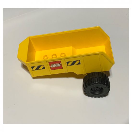 Duplo, Vehicle Dump Truck with 12 studs and Hitch and Lego Logo Pattern