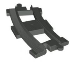 Duplo, Train Track Curved (short)