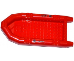 Boat Rubber Raft, Large with 2 Patches and Stitches Pattern on Both Sides (Stickers) - Set 60068