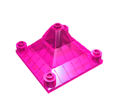 Roof Piece 6 x 6 x 3 Peaked
