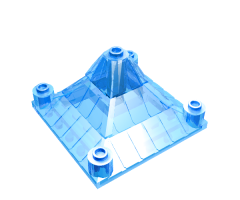 Roof Piece 6 x 6 x 3 Peaked