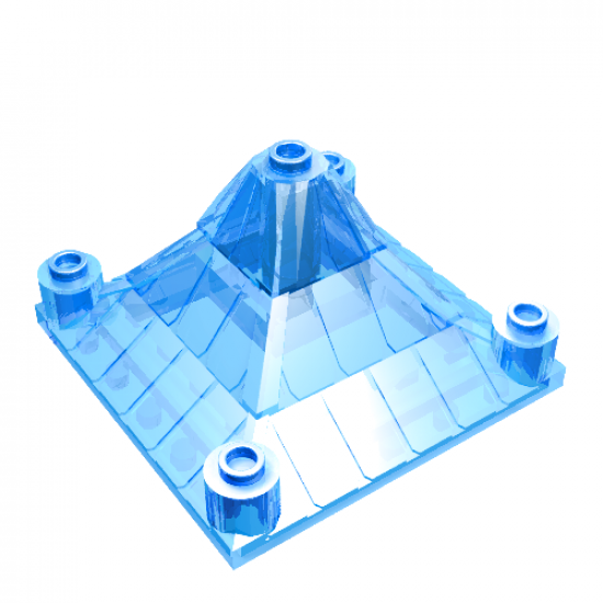Roof Piece 6 x 6 x 3 Peaked