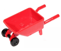 Minifigure, Utensil Wheelbarrow Frame with Black Trolley Wheels (98288 / 2496)