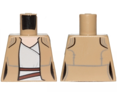 Torso SW Female Outline, LBG Undershirt, Dark Tan Jacket and Dark Brown Two Belts Pattern (Rey)