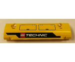 Technic, Panel Curved 11 x 3 with Hatches and LEGO TECHNIC Logo Pattern Model Right Side (Sticker) - Set 42006
