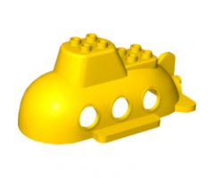 Duplo, Boat Submarine Hull 10 x 6 x 3 1/2 Top Section