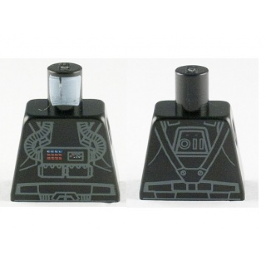 Torso SW Clone Pilot Light Gray Outline Pattern