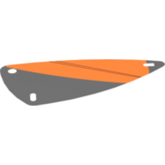 Plastic Triangle 6 x 12 Wing with Brown Spars and Orange Cloth Pattern, Sheet of 2 Items x66px15