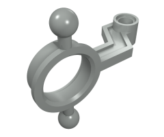 Technic, Steering Arm Large with Wheel Hub Holder - Pin Connection