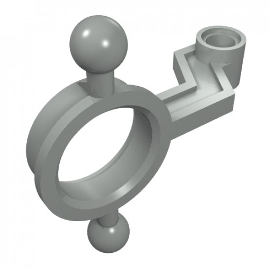 Technic, Steering Arm Large with Wheel Hub Holder - Pin Connection