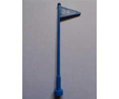 Flag on Antenna Whip with 24 Pattern (Stickers) - Set 6520