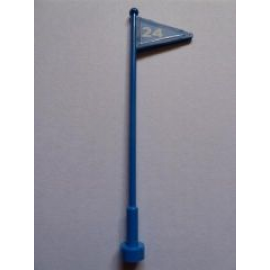 Flag on Antenna Whip with 24 Pattern (Stickers) - Set 6520