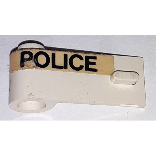 Door 1 x 3 x 1 Left with Wide 'POLICE' Pattern (Sticker) - Set 621