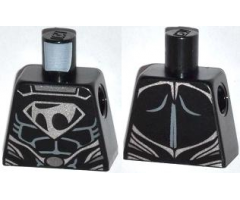 Torso Shirt with Muscles, Tor-An Silver Chest Emblem and Oval Belt Buckle Pattern