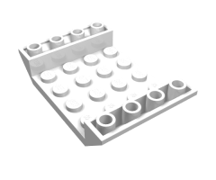 Slope, Inverted 45 6 x 4 Double with 4 x 4 Cutout