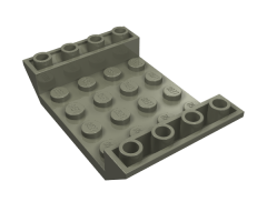 Slope, Inverted 45 6 x 4 Double with 4 x 4 Cutout