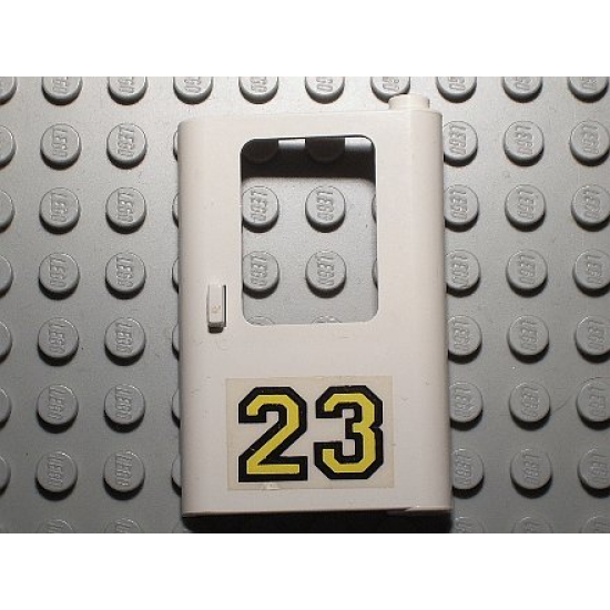 Door 1 x 4 x 5 Train Right with Yellow '23' Pattern (Sticker) - Set 5550