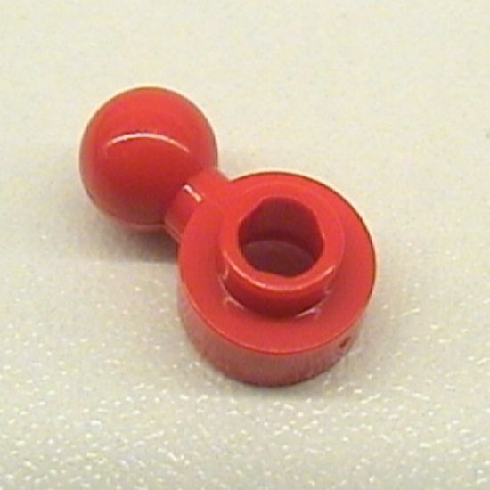 Plate, Round 1 x 1 with Tow Ball with Hexagon Shaped Hole (Maxifigure Hand)