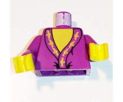 Torso Harry Potter Dumbledore Pattern / Purple Arms / Yellow Hands