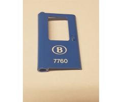 Door 1 x 4 x 5 Train Left with Belgian Train Logo and '7760' Pattern (Sticker) - Set 7760