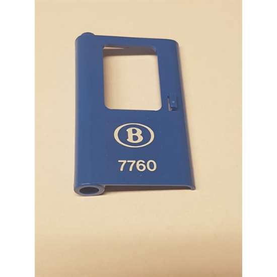 Door 1 x 4 x 5 Train Left with Belgian Train Logo and '7760' Pattern (Sticker) - Set 7760