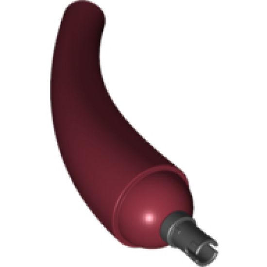Animal, Body Part Dinosaur Tail / Neck Base Section with Black Technic Pin