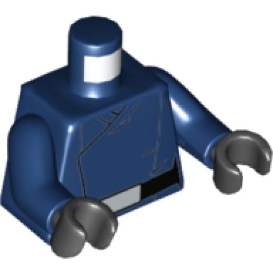 Torso SW First Order Officer Male Pattern 2 / Dark Blue Arms / Black Hands