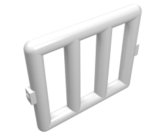 Bar 1 x 4 x 3 Window Grille
