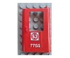 Door 1 x 4 x 5 Train Right with Swedish 'SJ 7755' Pattern (Sticker) - Set 7755
