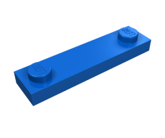 Plate, Modified 1 x 4 with 2 Studs without Groove