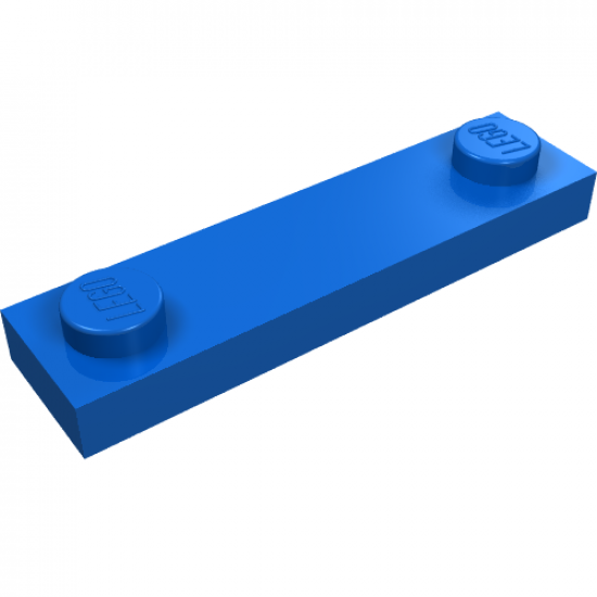 Plate, Modified 1 x 4 with 2 Studs without Groove