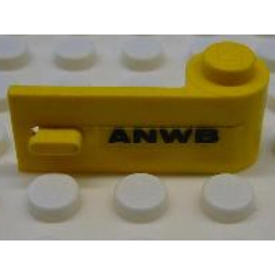Door 1 x 3 x 1 Right with 'ANWB' Pattern (Sticker) - Set 1590-2