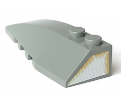 Wedge 6 x 2 Left with Engine Exhaust Pattern on end (Sticker) - Set 7673
