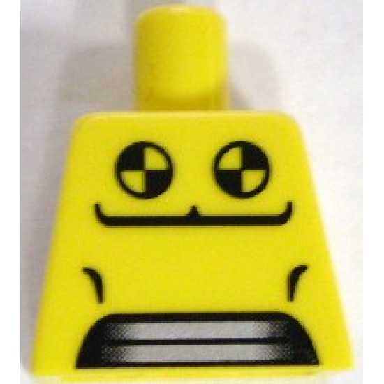 Torso Vent Panels and Black and Yellow Circles Pattern