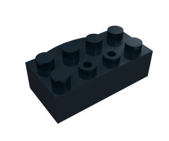 Train Brick 2 x 4 with Holder for Sliding Wheel Block