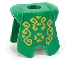 Minifigure, Body Wear Armor Breastplate with Leg Protection, Rascus Geometric Pattern