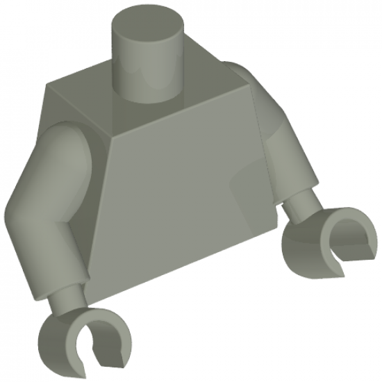 Torso Plain (Monochrome) / Same Color Arms / Same Color Hands
