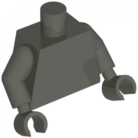 Torso Plain (Monochrome) / Same Color Arms / Same Color Hands