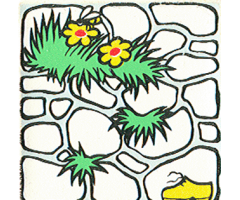 Duplo, Tile 2 x 2 x 1 with Park Mosaic Picture 16 Pattern (Set 9221)